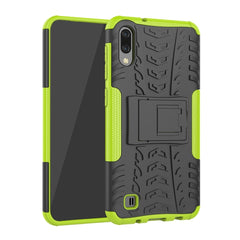 Funda con patrón de neumático PC + TPU a prueba de golpes para Galaxy M10