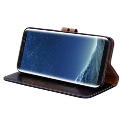 Para Samsung Galaxy S8 + Funda de cuero con ...