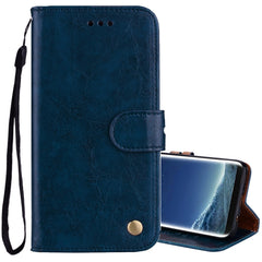 Para Samsung Galaxy S8 + Funda de cuero con ...