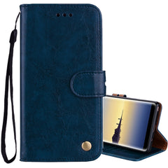 Para Samsung Galaxy Note 8 Funda de cuero co...