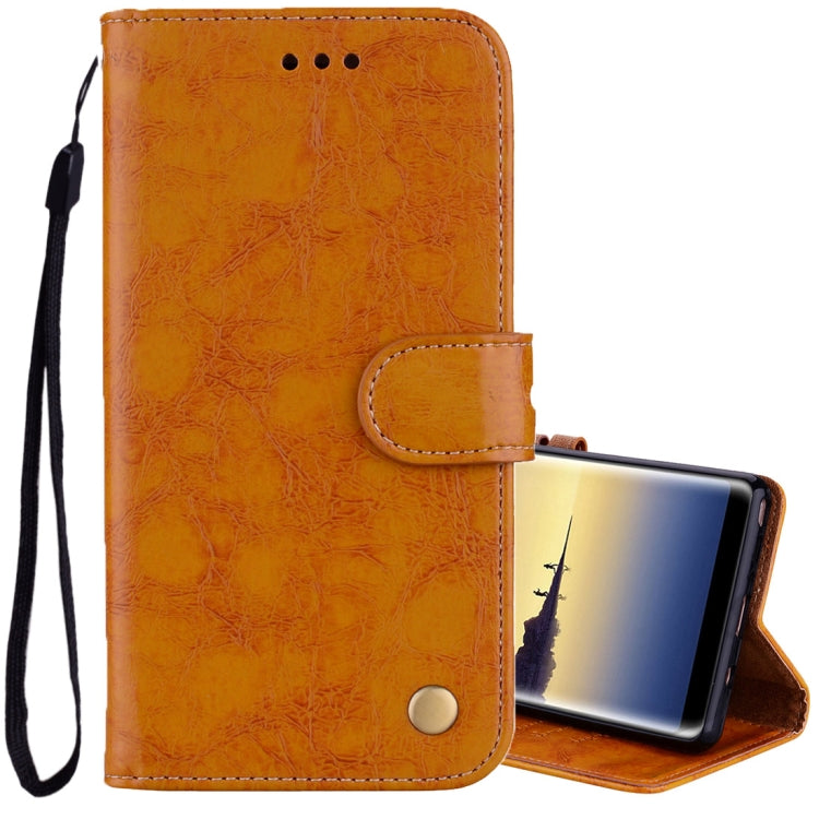 Para Samsung Galaxy Note 8 Funda de cuero co...