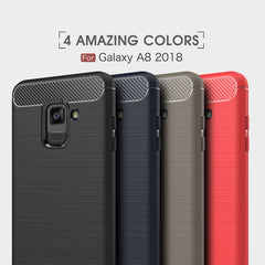 Para Galaxy A8 (2018) Funda protectora trase...