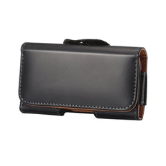 Riñonera de cuero para hombre para teléfonos inteligentes de 6,3 pulgadas o menos