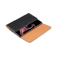 Riñonera de cuero para hombre para teléfonos inteligentes de 6,3 pulgadas o menos