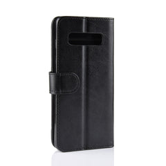 Funda de cuero con tapa horizontal y pliegue...
