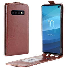 Funda de cuero vertical con tapa TPU estilo ...