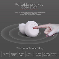 SABBAT J012 Auricular Bluetooth intrauditivo de un solo oído