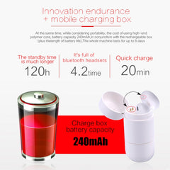 SABBAT J012 Auricular Bluetooth intrauditivo de un solo oído