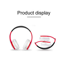 LPT660 Música Plegable Auricular Bluetooth Compatible con Tarjeta TF