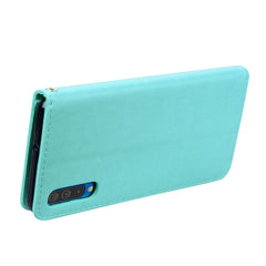 Funda de cuero PU con tapa horizontal en rel...