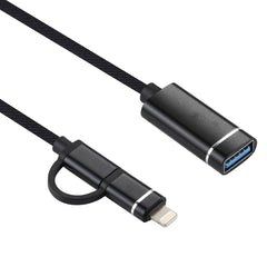 USB 3.0 hembra a 8 pines + USB-C / Type-C ma...