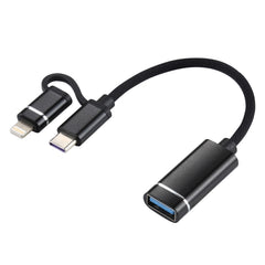 USB 3.0 hembra a 8 pines + USB-C / Type-C ma...