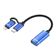 USB 3.0 hembra a 8 pines + USB-C / Type-C ma...