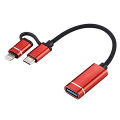 USB 3.0 hembra a 8 pines + USB-C / Type-C ma...