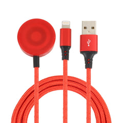Para iPhone / Apple Watch 2 en 1 Cable de ca...