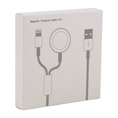 Para iPhone / Apple Watch 2 en 1 Cable de ca...