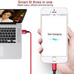 Para iPhone / Apple Watch 2 en 1 Cable de ca...