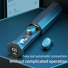 C1 Bluetooth 5.0 TWS Pantalla digital poligo...