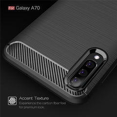 Funda de TPU de fibra de carbono con textura...