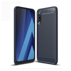 Funda de TPU de fibra de carbono con textura...