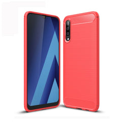 Funda de TPU de fibra de carbono con textura...