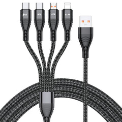 4 en 1 66W 6A USB a 8 pines + Micro USB + Ca...