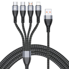 4 en 1 66W 6A USB a 8 pines + Micro USB + Ca...