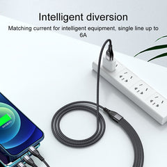 4 en 1 66W 6A USB a 8 pines + Micro USB + Ca...