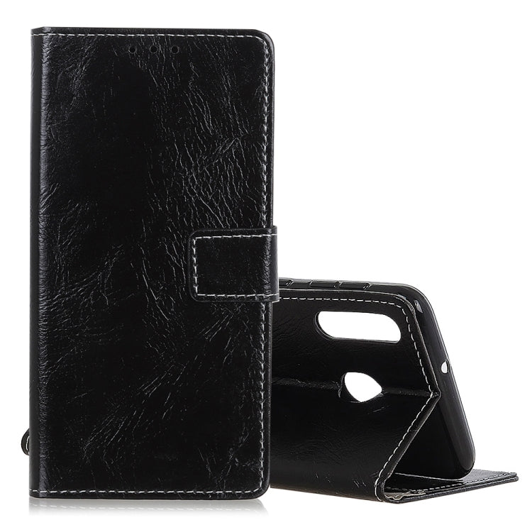 Funda de cuero con tapa horizontal con textu...