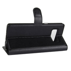 Para Galaxy Note 8 Funda de cuero con tapa h...