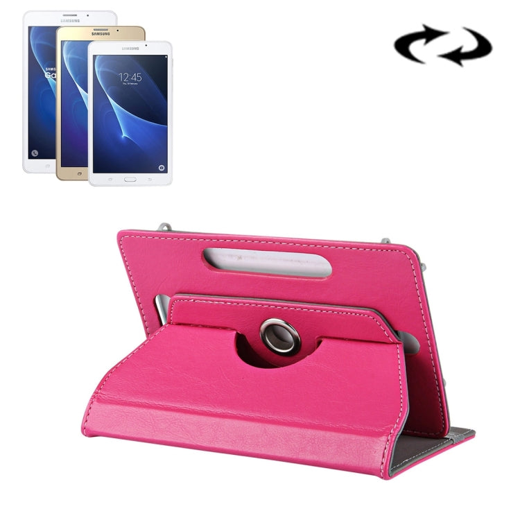Estuche de PU con textura Crazy Horse para tabletas de 7 pulgadas