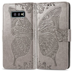 Funda de cuero con tapa horizontal en reliev...