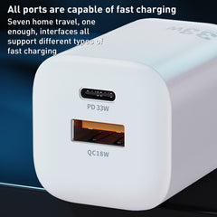 Cargador rápido WK WP-U140 33W Power Series ...