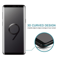 Para Galaxy S9 + 9H Dureza superficial 3D Bo...