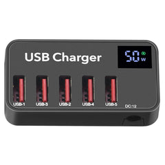 988A Multifunción DC 12V 5 puertos USB Panta...