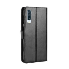 Funda Retro De PU Con Textura De Caballo Loco Para Galaxy A70