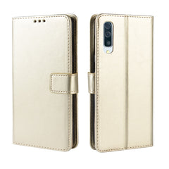 Funda Retro De PU Con Textura De Caballo Loco Para Galaxy A70