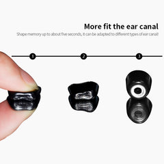 Un par de auriculares de espuma viscoelástica KZ para todos los auriculares internos