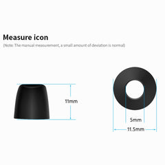 Un par de auriculares de espuma viscoelástica KZ para todos los auriculares internos