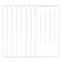25 PCS para Galaxy S9 Plus Película de vidri...