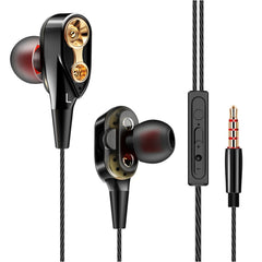 Auriculares internos de música deportivos QKZ CK8 HiFi de cuatro unidades