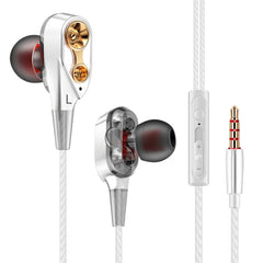 Auriculares internos de música deportivos QKZ CK8 HiFi de cuatro unidades