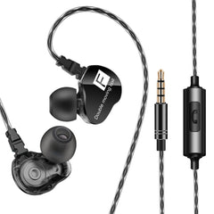 Auriculares internos de música deportivos QKZ CK9 HiFi de cuatro unidades