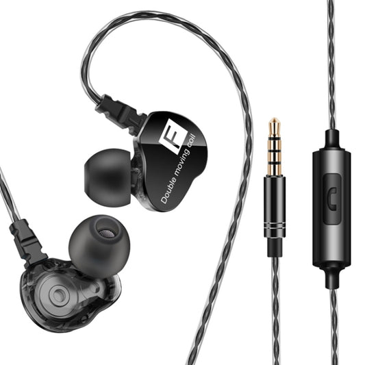 Auriculares internos de música deportivos QKZ CK9 HiFi de cuatro unidades