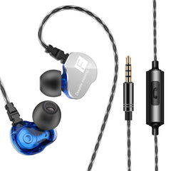 Auriculares internos de música deportivos QKZ CK9 HiFi de cuatro unidades