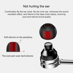 Auriculares internos de música deportivos totalmente metálicos QKZ DM9