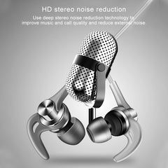 QKZ EQ1 CNC Metal Shark Fin Auriculares Deportes Música Auriculares