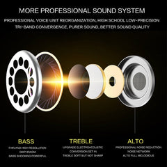 QKZ EQ1 CNC Metal Shark Fin Auriculares Deportes Música Auriculares