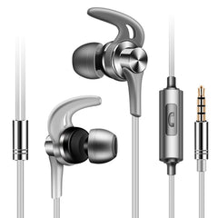 QKZ EQ1 CNC Metal Shark Fin Auriculares Deportes Música Auriculares