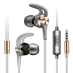 QKZ EQ1 CNC Metal Shark Fin Auriculares Deportes Música Auriculares